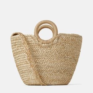Zara | Natural Straw Jute Tote Bag